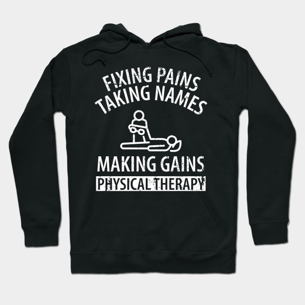 physiotherapist physical therapy gift saying funny Hoodie by Johnny_Sk3tch